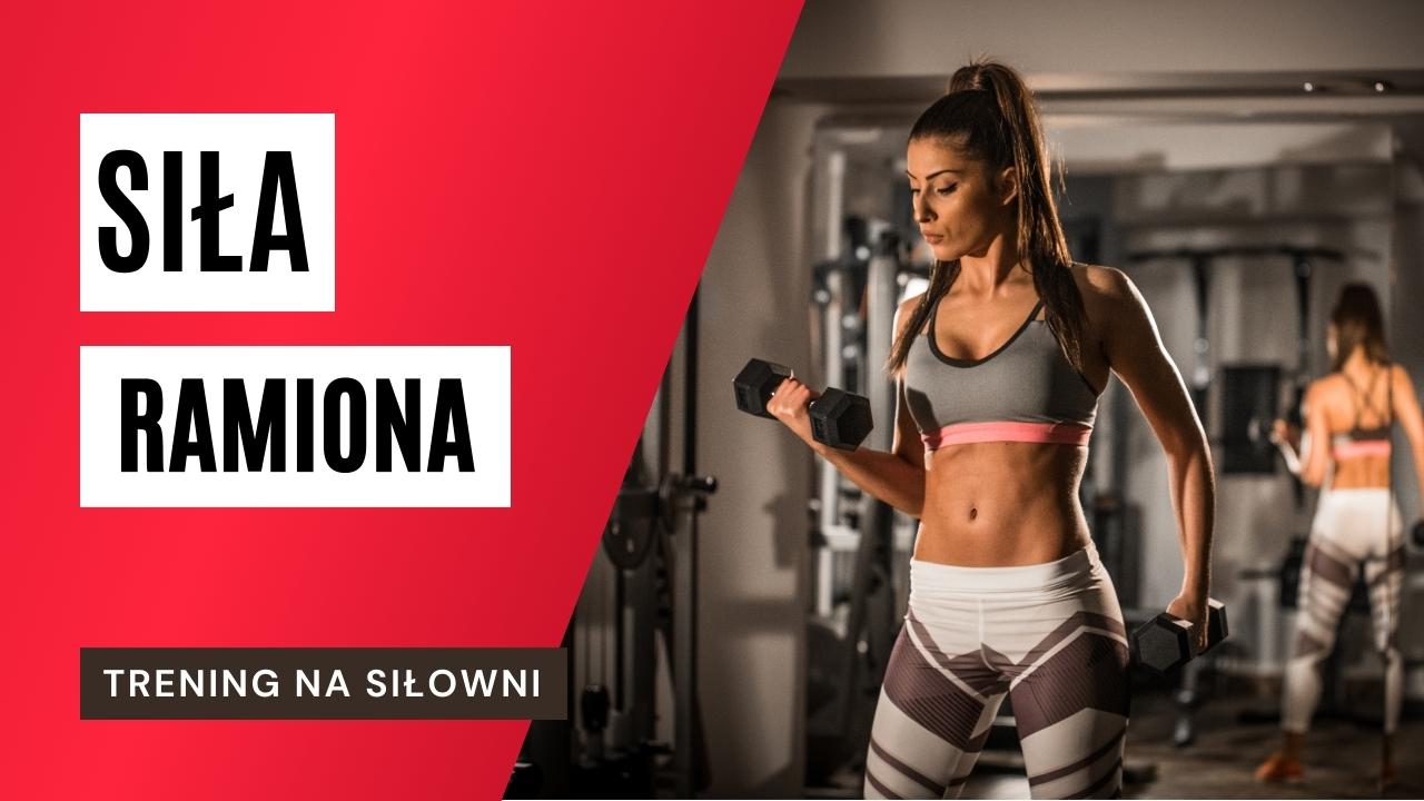 Trening na ramiona na siłowni